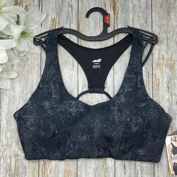 Women’s Snakeskin Print Active Sports Bra 2-Pack Size M - Picture 2 of 10